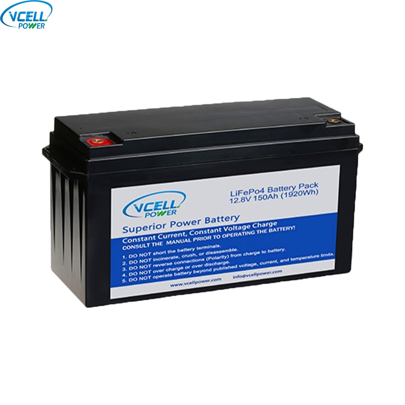 12.8V 12V 150Ah 딥 사이클 LiFePO4 배터리