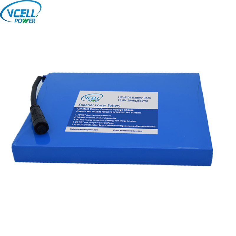 12.8V 20Ah 충전식 LiFePO4 배터리