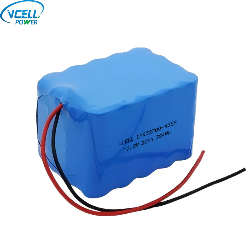 12.8V 30Ah 충전식 LiFePO4 배터리