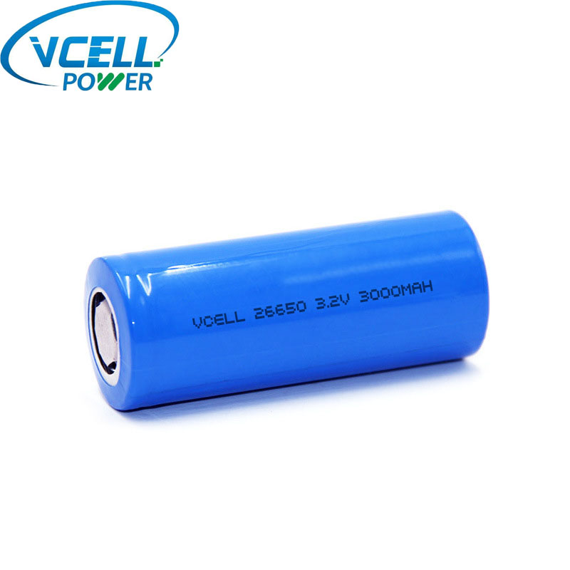 3.2V 3000mAh 9.60Wh IFR26650 LiFePO4 배터리