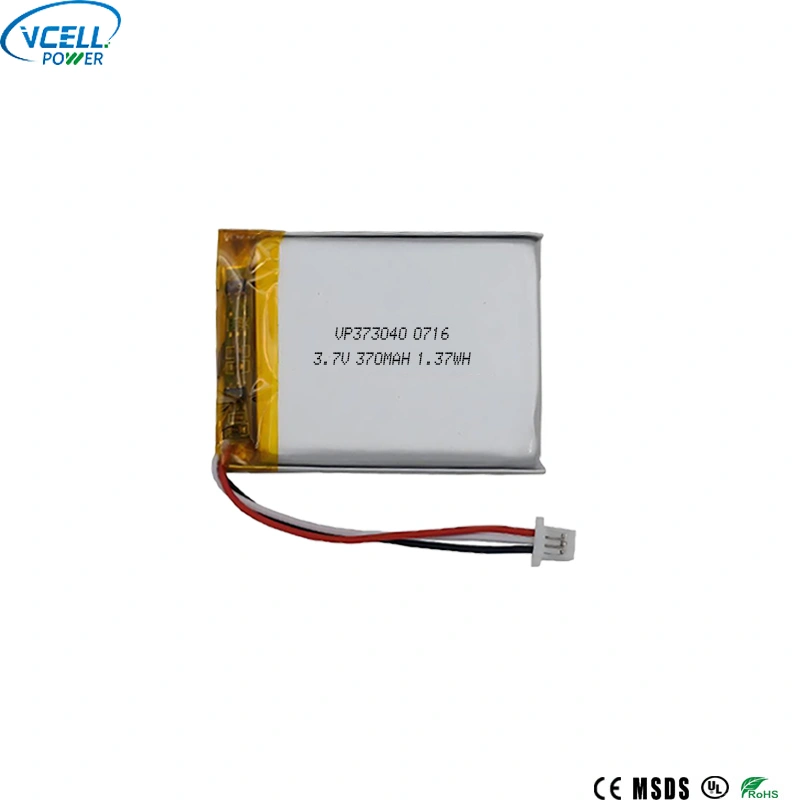 373040 3.7V 370mAh 초박형 LiPO 배터리